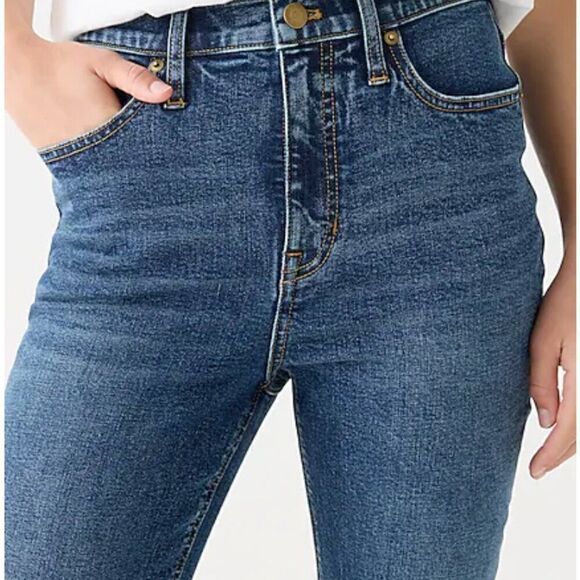 J. Crew Slim Demi Boot Jeans in Normandy Blue size 33 NWOT - Picture 5 of 13